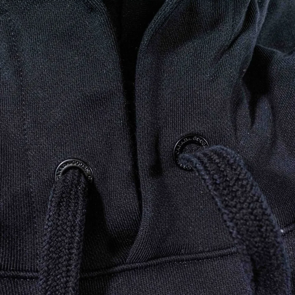 Canada Goose Huron Hoodie Black Medium Made In Italy Luxury Designer Pullover - Picture 12 of 16